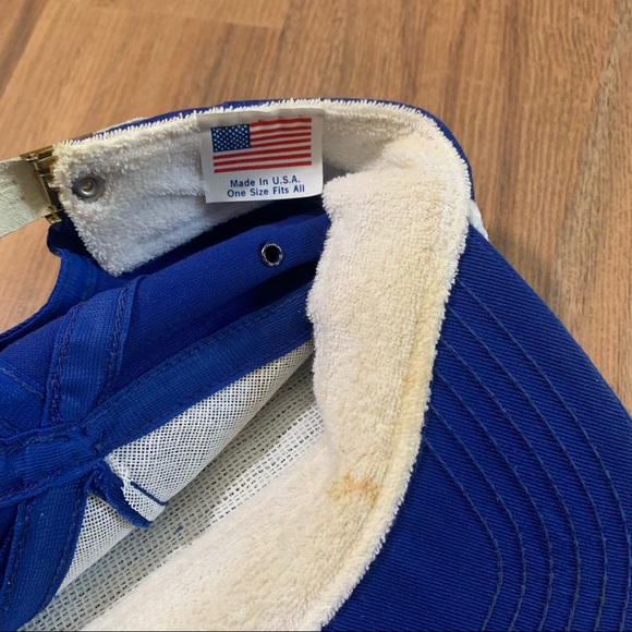 Vintage Exxon James Timec Petroleum Trucker Hat Adjustable Strap Made in USA - Picture 6 of 6